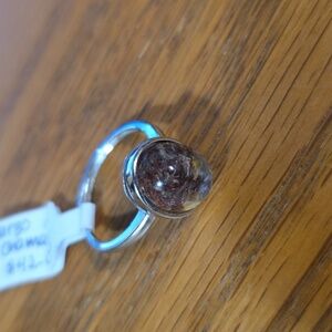 Quartz Garden Ring .925 Plated